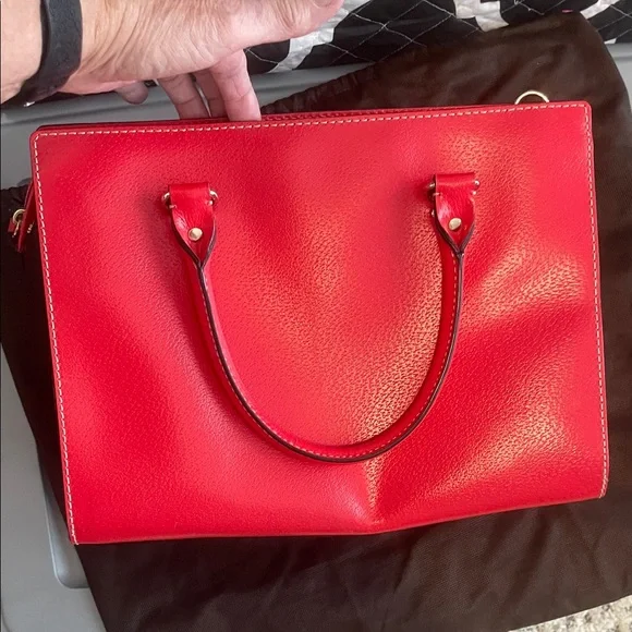 Kate Spade Bold Red Satchel - Picture 3 of 11